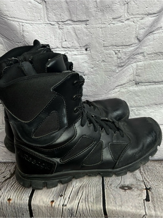 Reebok Duty Men\'s Sublite Cushion Tactical Leather Work Boot  Black Sz 8.5 AS IS main image 4